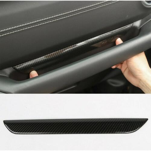 Carbon Fiber Front Copilot Seat Handle Trim Cover For Jeep Wrangler JL 2018 Part