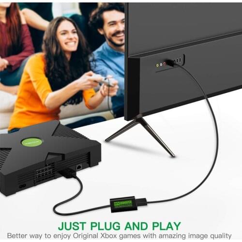 New Original Console For Xbox To HDMI-compatible Compatible AV Cable Adapter Connect To HDTV For All Classic Console Models