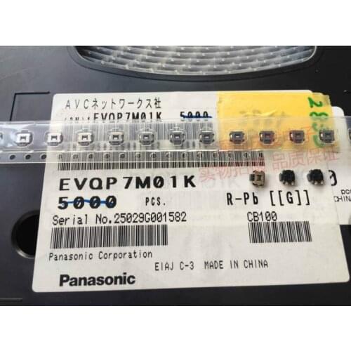 Original new 100% EVQP7M01K small tortoise touchdown switch phone side key digital camera switch stick inside