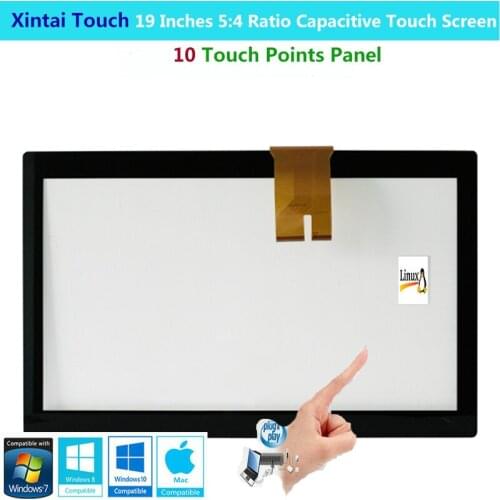 Xintai Touch 19 Inches 5:4 Ratio Projected Capactive Touch Screen Panel With 10 Touch Points Plug&Play