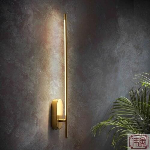 Clock decor design Wall lamp sconces bedside LED light Modern living room background warm white light lighting fixturs new