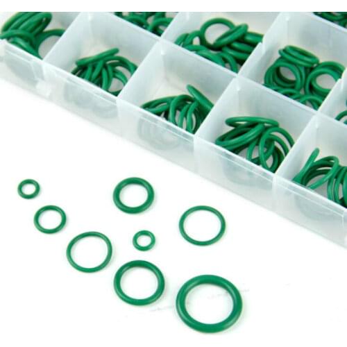 270Pcs 18 Sizes Air Conditioning HNBR O Rings Car Auto Repair Tools Rubber Air Conditioning Refrigerant Ring Sets Tools Hvac