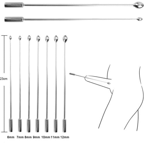 2020 New Sex Toys Metal Urethral Catheter Male Urethral Dilator Horse Eye Stimulation Penis Plug Sounding Masturbator