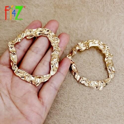 F.J4Z New Punk Oversize Irregular Geometric Earrings Hyperbole Women Stars Chunky Earring Fantastic Cat Walk Earring Jewelry