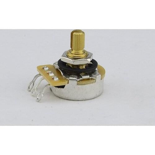 1 Piece CTS 250K Brass Short Bushing Split Shaft Potentiometer(POT) For Electric Guitar (Bass) MADE IN TAIWAN