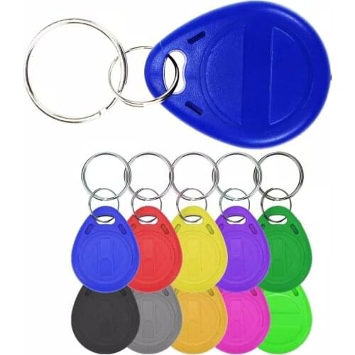 100pcs em4305 t5577 Copy Rewritable Writable Rewrite Duplicate RFID Tag Proximity ID Token Key Keyfobs Ring 125Khz Blank Access