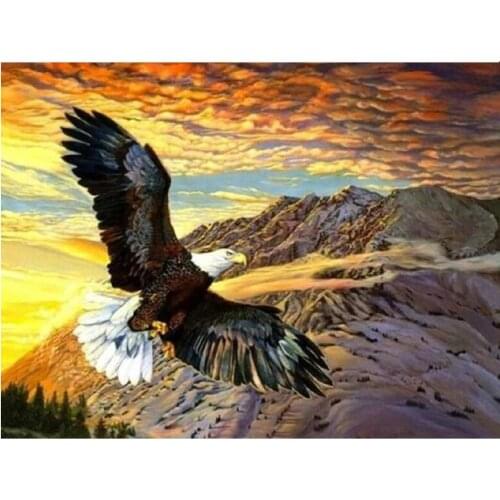 3D Diamond Painting Eagle DIY Craft Kits For Adults Animal Picture Home Decor Wall Art 5D Diamond Embroidery Painting By Number