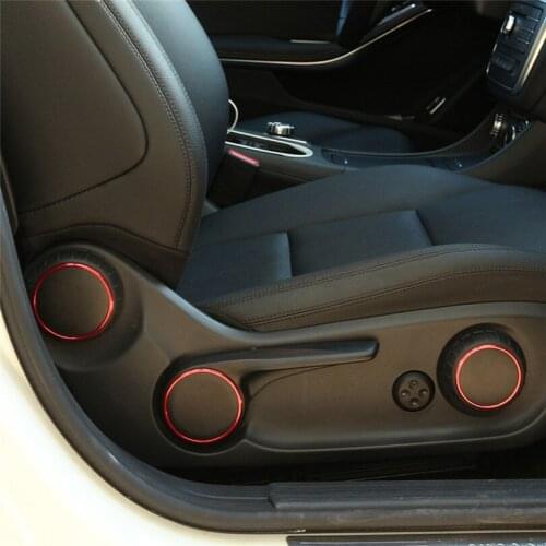 6Pcs/set Aluminum Alloy Seat Adjust Button Ring Trim For Mercedes Benz A B CLA GLA Class W176 W117 W246 C117 A180