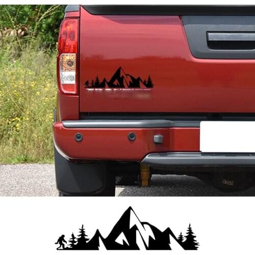 Car Stickers Pickup Whole Body Decals For Nissan Frontier VW Amarok Ford F150 Isuzu D Max Mountain Decor Cover Auto Accessories