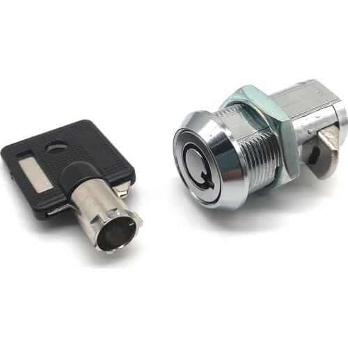 10 pieces 30mm zinc alloy keyed alike tubular spring bolt lock cabinet furniture lock