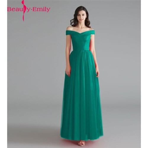 Long Evening Dress Sexy Boat Neck Off the Shoulder Tulle Evening Dress Sleeveless Formal Party Dress Many Colors Available