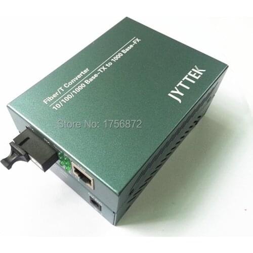 Gigabit Single-mode single-fiber fiber media converter optical transceiver RJ-45 1000M Ethernet Telecom Grade 1 pair 1 Channel