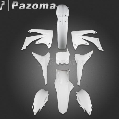 Motorcycle Body Plastic Kit For Honda CRF450R 2009-2012 CRF250R 2010-13 Dirt Bike Enduro Fender Radiator Shrouds Plastic Fairing