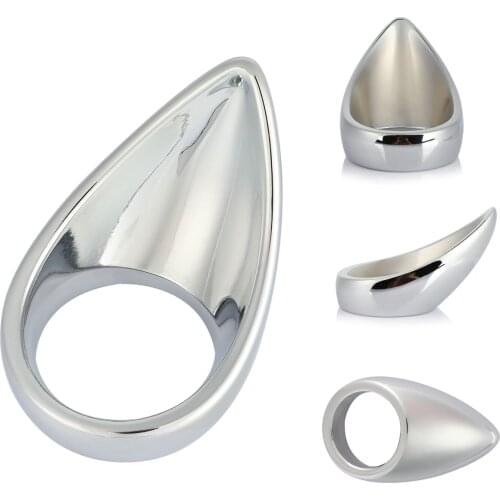 Mens Cock Ring Thick Stainless Steel Penis Rings Cockring Delay Ejaculation Adult Sex Masturbator Ring For Men Prostate Massage