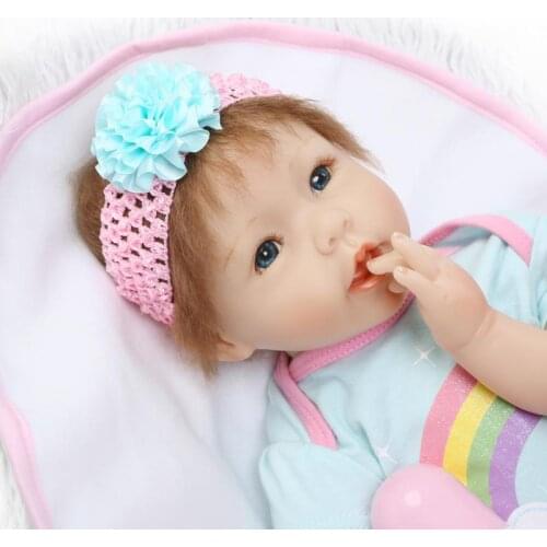 55cm Soft Cotton Body Reborn Baby Silicone Princess Newborn Babies Doll Toy Fantastic Girl Kids Birthday Gifts Bebe Reborn