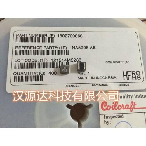 NA5906-AE XAL6030-223MEC high-current inductors 6030-22UH 20% 6X6X3MM