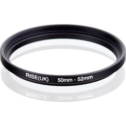 RISE(UK) 50mm-52mm 50-52 mm 50 to 52 Step up Filter Ring Adapter