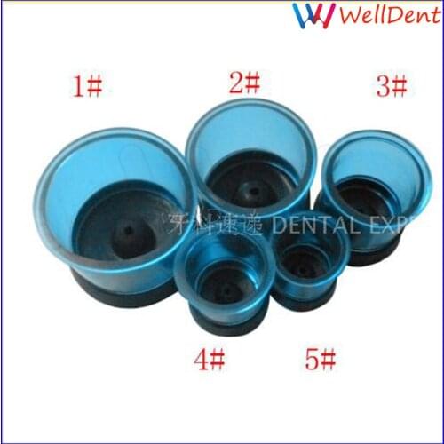 5pcs/set Dental Lab Plastic Base Round Casting Rings Formers with Base Wax Investment Rubber Sillicon Ring Plastic Base