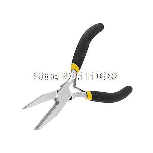 4 1/2" Flat Nose Pliers Craft Jewelry Tool(L204045) Black