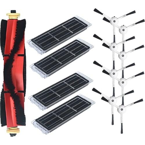 Roller Main Brush Side Brushes Activated Carbon Filter for Xiaomi Roborock S5 Max S6 S60 S50 S51 S55 T4 T6 Robot Vacuum Cleaner