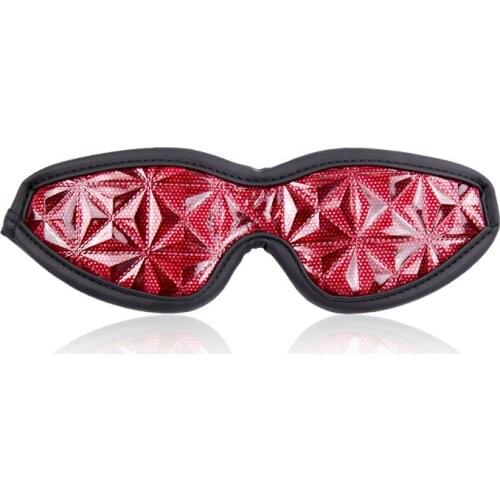 Sex Toys Leather Blindfolds Spanking Bound Blindfold Pavement Cover Overlay Foreign Spanking