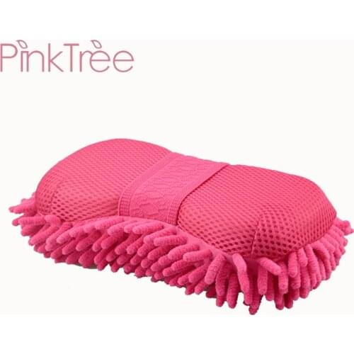 Car Wash Sponge Maintenance Micro Fiber Chenille Anthozoan Mesh For Washing and Cleaning Auto Car Accessories