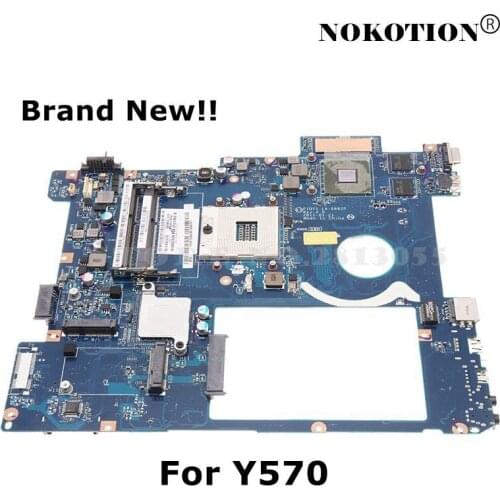 Brand new ! PIQY1 LA-6882P for lenov Ideapad Y570 Laptop Motherboard 2 inductors GT555M HM65 DDR3 Support i7
