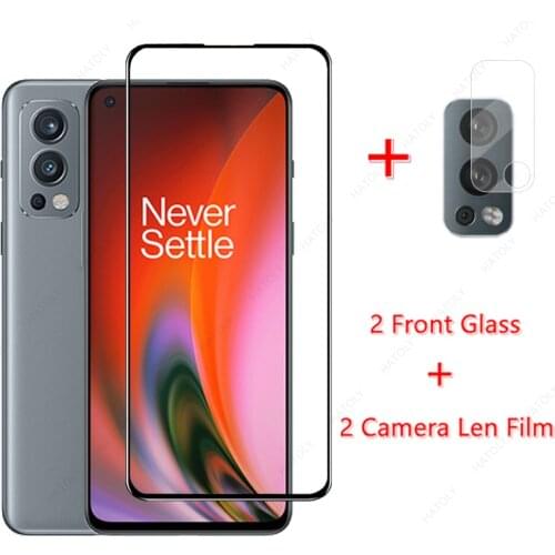 2PCS For OnePlus Nord 2 5G Glass for Nord 2 5G Tempered Glass 9 9R 8T Nord CE N200 N10 5G N100 Screen Protector Camera Len Film
