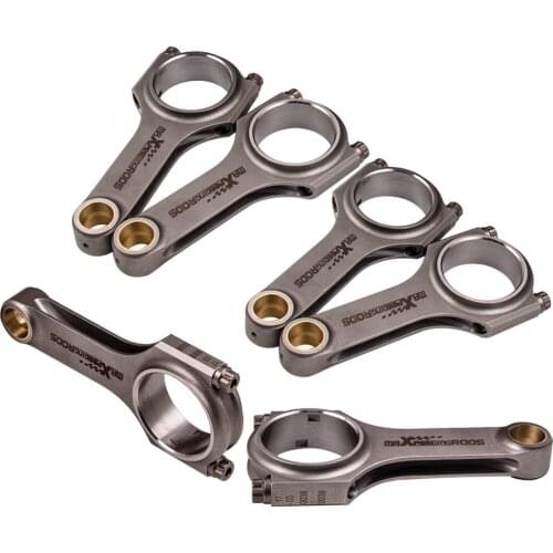 Rods For BMW M3 E36 E46 S54B32 European model 4340 EN24 Forged Steel H-Beam Conrod Connecting Floating Crankshaft Piston