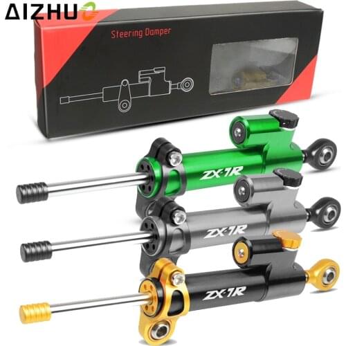 Universal Motorcycle Damper Steering Stabilize Safety Control For KAWASAKI ZX7R ZX7RR ZX 7R ZX 7RR 1989-2003 2002 2001 2000 1999