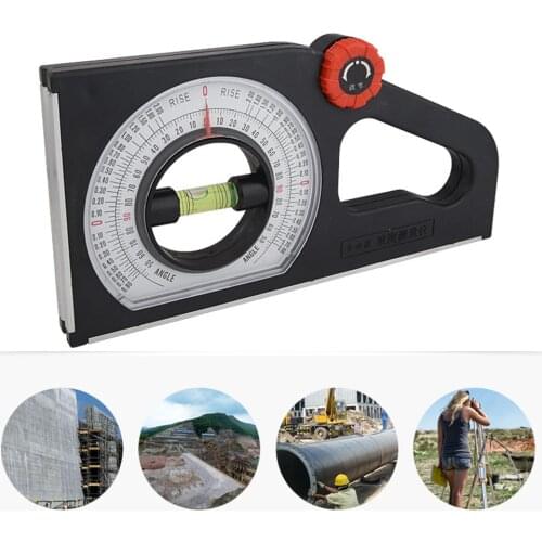 High Precision Slope Scale Inclinometer Universal Bevel Protractor Slope Angle Finder Protractor Tilt Level Meter Measuring Tool