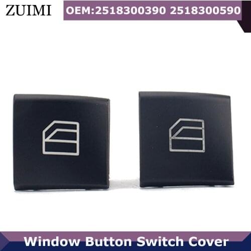1 Pair Window Button Switch Cover Cap 2518300390 2518300590 For Mercedes-Benz ML GL R-class W164 X164 W251 GL320 GL350