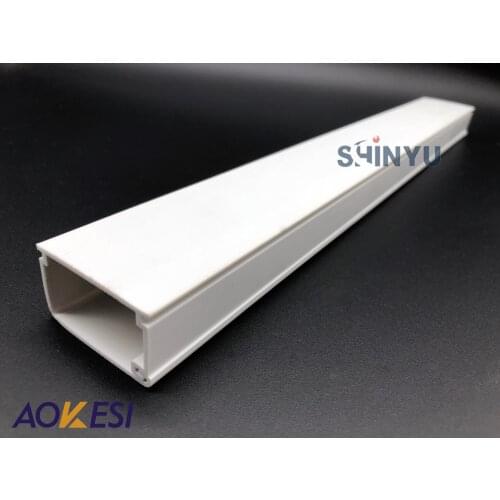 10M(1M*10pcs) Cable Trunking Good price High quality Adhesive Cable cover PVC floor cord cover