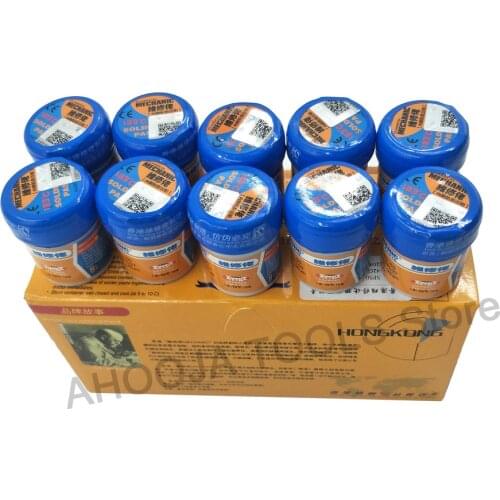 10Pcs MECHANIC XG-50 Flux Paste Soldering Tin Cream Solder Paste For SMD SMT Soldering Iron Station Flux Sn63/Pb37 Repair