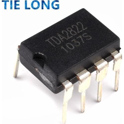 100PCS TDA2822M DIP8 TDA2822 DIP 2822M DIP-8 new and original IC