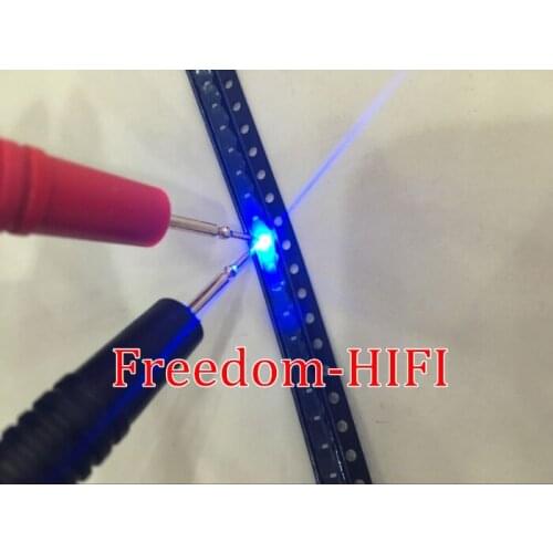 1000pcs 0402 1005 1.0X0.5mm blue light SMD LED Lamp SMD light-emitting diode 460-475nm 20ma smd 0402 blue led 0402 diodes