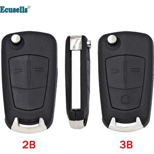 2/3 Button Blank Remote Key Shell for Opel Astra H Zafira B Vectra C Signum HU100 Uncut