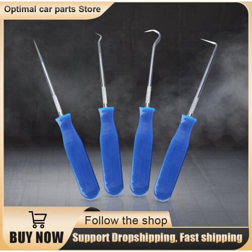 4Pcs 135mm Car Auto Vehicle Oil Seal Screwdrivers Set O-Ring Seal Gasket Puller Remover Pick Hooks Tools