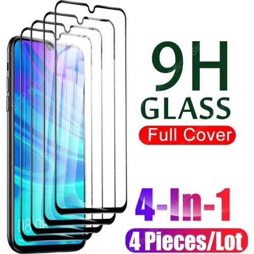 4 Pcs Full Protective Glass For Huawei P Smart Pro 2019 Psmart Z 2020 2021 Screen Protector On P Smart Plus 2018 Tempered Film