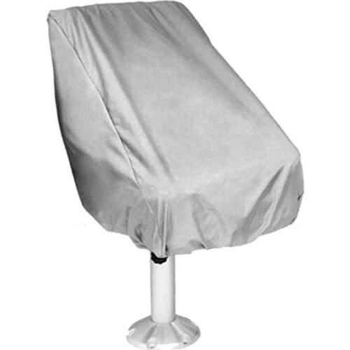 New Boat Seat Cover, Outdoor Waterproof Pontoon Captain Boat Bench Chair Seat Cover, Chair Protective Covers