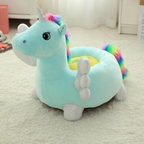 Unicorn baby seat baby feeding seat Plush filled toy childrens Playmate toy