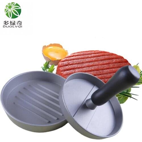 DUOLVQI DIY Hamburger Press Patties Maker Mold Patty Meat Burger Press Making Hamburger Patties Burgers Kitchen Cooking Tools