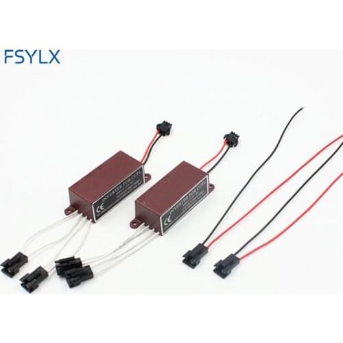 FSYLX CCFL Inverter for Car LED Angel Eyes Halo Ring CCFL Spare Ballast for BMW E46 E39 E38 E36 E32 E34 LED CCFL ballast igniter