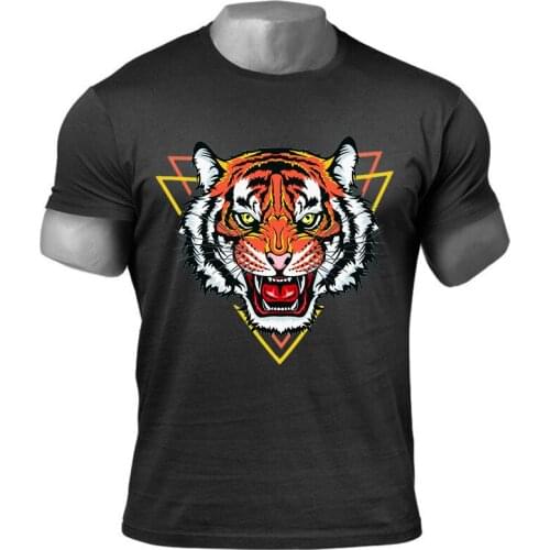 Black Tiger Head Graphic Tees Women 100%Cotton Short Sleeve O Neck Tshirt Shirts New Fashion Women T-shirt Casual T-shirts