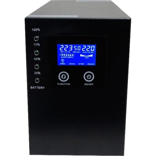 2KVA 24V 220V Pure Sine Wave Inverter Line Interactive UPS 1KVA 3KVA 5KVA 6KVA UPS Power Supply