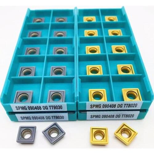 Carbide SPMG090408 DG TT9030 TT8020 high quality CNC lathe U drill insert SPMG 090408 machine tool parts lathe parts tools