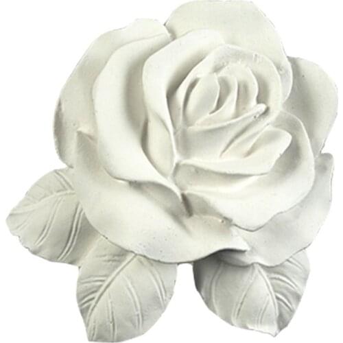 LXYY Rose Flower Silicone Molds Plaster Soap Candle Ice Cream Mold Chocolate Moulds