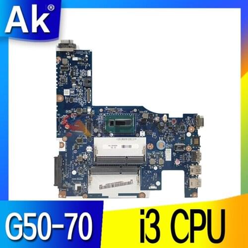 For Lenovo G50-70 Notebook Motherboard CPU:I3-4030U I3-4010U I3-4005U UAM NM-A272 FRU 5B20G36689 90006553 90006544 Test ok