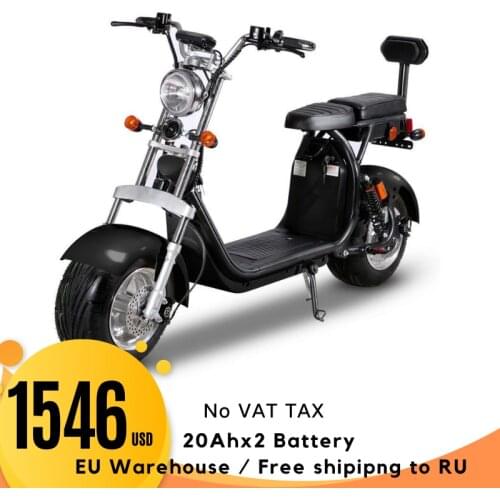 Powerful Adults Electric Citycoco Scooter Motor Fat Tire Motorcycle 2Seats Fatbike Electric With EEC 1500w European Warehouse