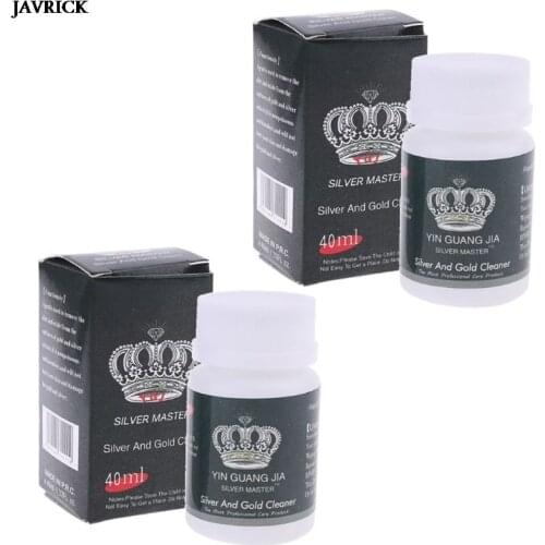 2Pcs Jewelry Cleaning Versatile Rust Remover Anti Tarnish Protection Ring Diamond Rust Detergent 40ml Silver Gold Clean